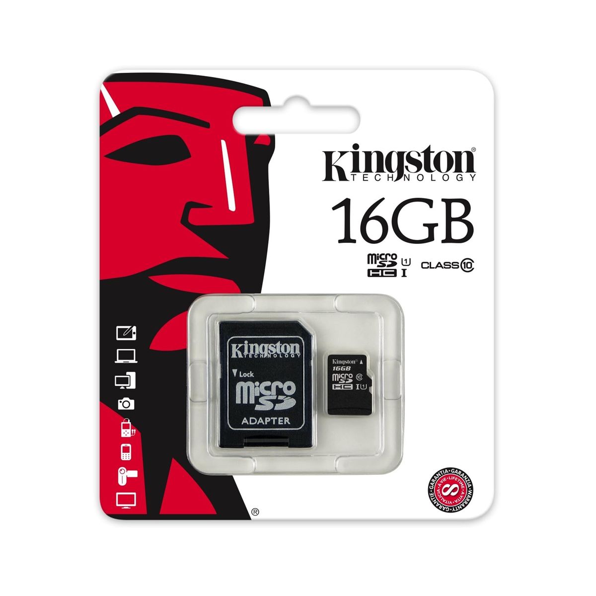 Memory card Kingston16GB Micro SDHC Class 4