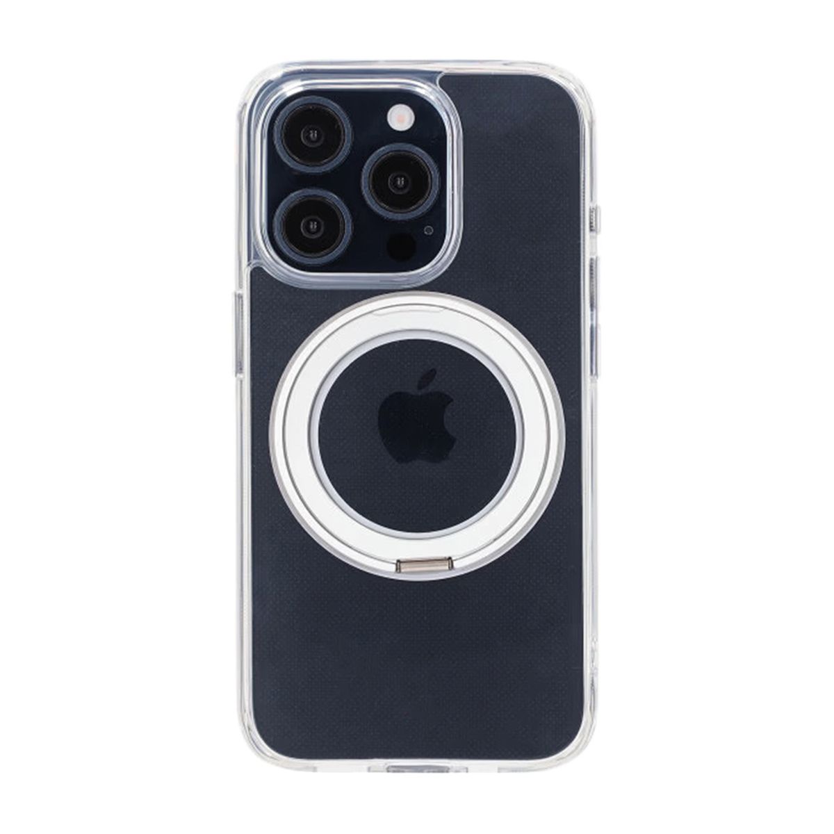 Matte case 360 rotating bracket Mobile Phone Case For iPhone 15 Pro transparent