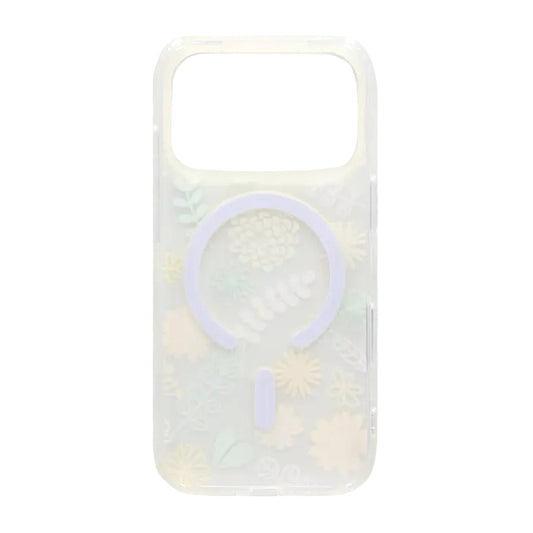 Painted Floral Matte Magnetic Case For iPhone 17 Pro Max - H6