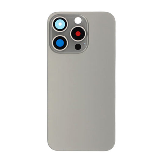 Replacement For iPhone 15 Pro Back Glass Panel With Magsafe Magnet-Grey