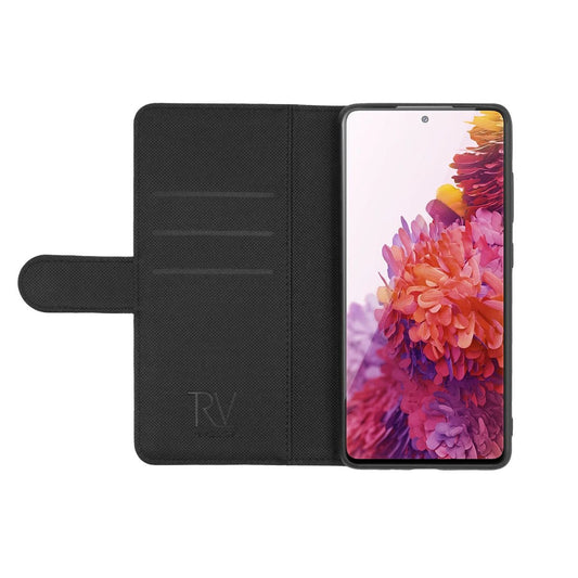 RV Flip Stand TPu+PC Leather Case Black For Samsung S20 FE 4G