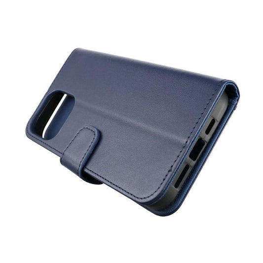 iPhone 13 Pro Max Plånboksfodral Extra Kortfack Rvelon - Blå