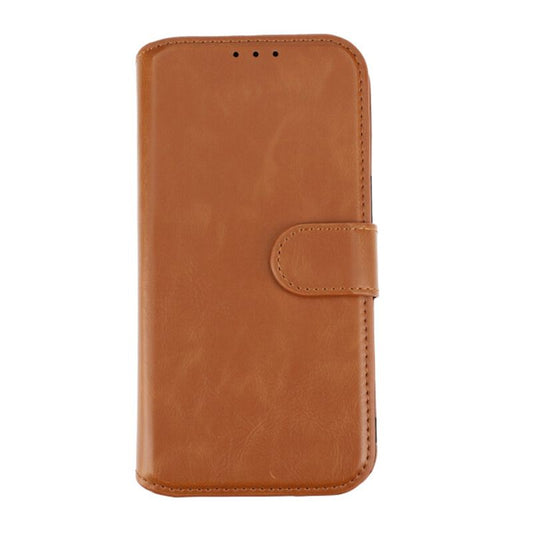 RV Magnetic Wallet Case iPhone 15 Brown