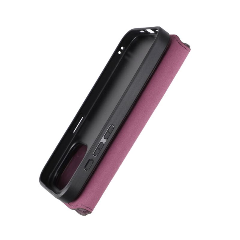 iPhone 15 Pro Plånboksfodral Magnet Rvelon - Lila