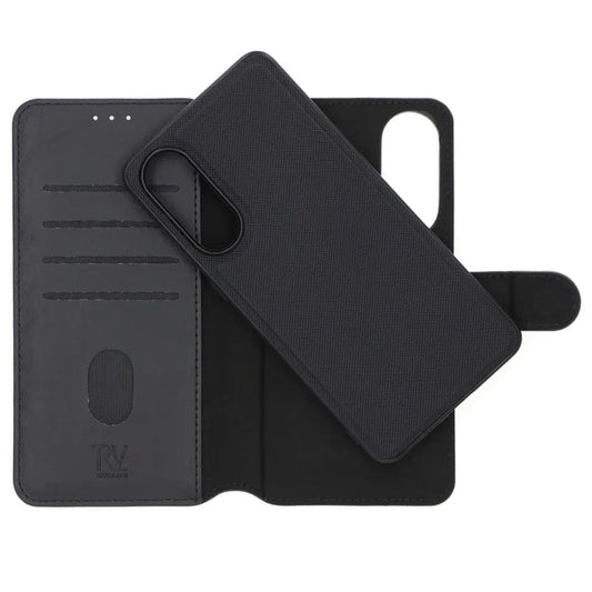 RV Magnetic Wallet Case Samsung S25 Edge Black