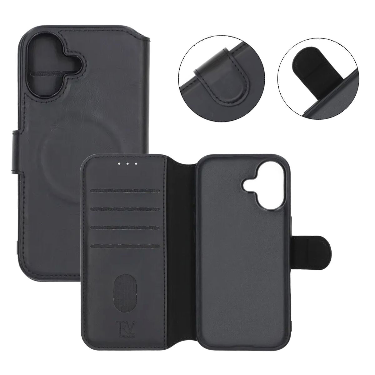 RV Wallet Case iPhone 17 Black