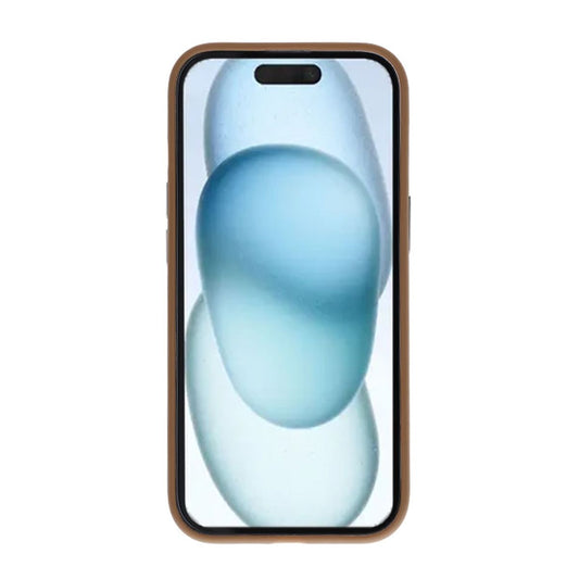 iPhone 15 Rvelon Skal Roterande Magnet Stativ - Brons
