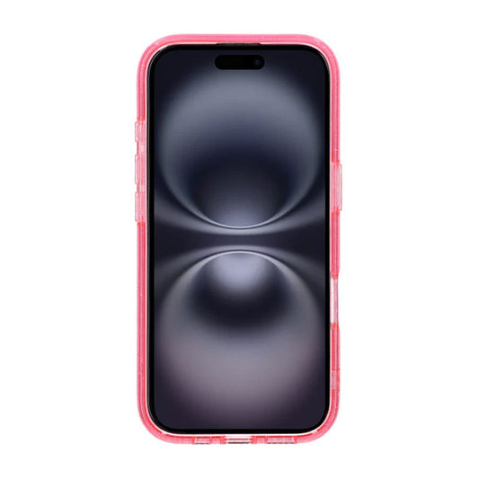 iPhone 16 Pro Rvelon Mobilskal TPU med MagSafe - Glitter Rosa