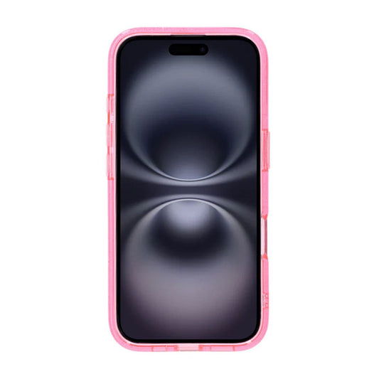 Rvelon Terminator with magsafe Phone Case For iPhone 16 Pink Glitter
