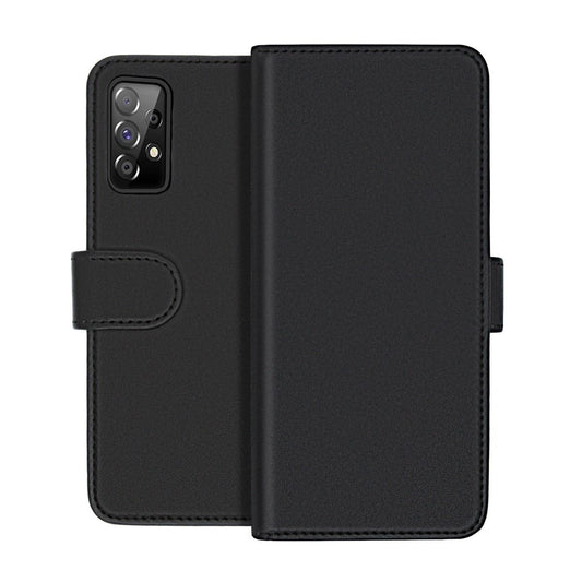 Samsung Galaxy A52 RV Flip Stand TPU+PC Leather Case Black High Quality