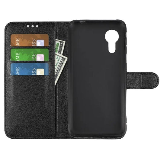 Samsung Galaxy Xcover 5 Wallet Case with Stand - Transparent