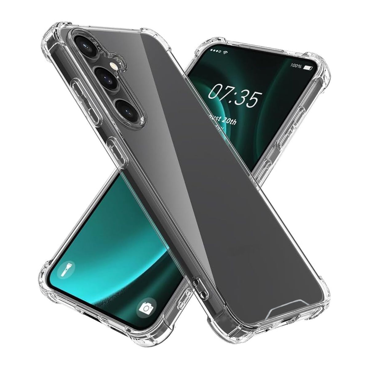 Shockproof Case Samsung S25 Plus Transparent