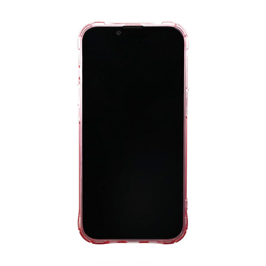 iPhone 14 Plus Stöttåligt Skal med Korthållare - Rosa
