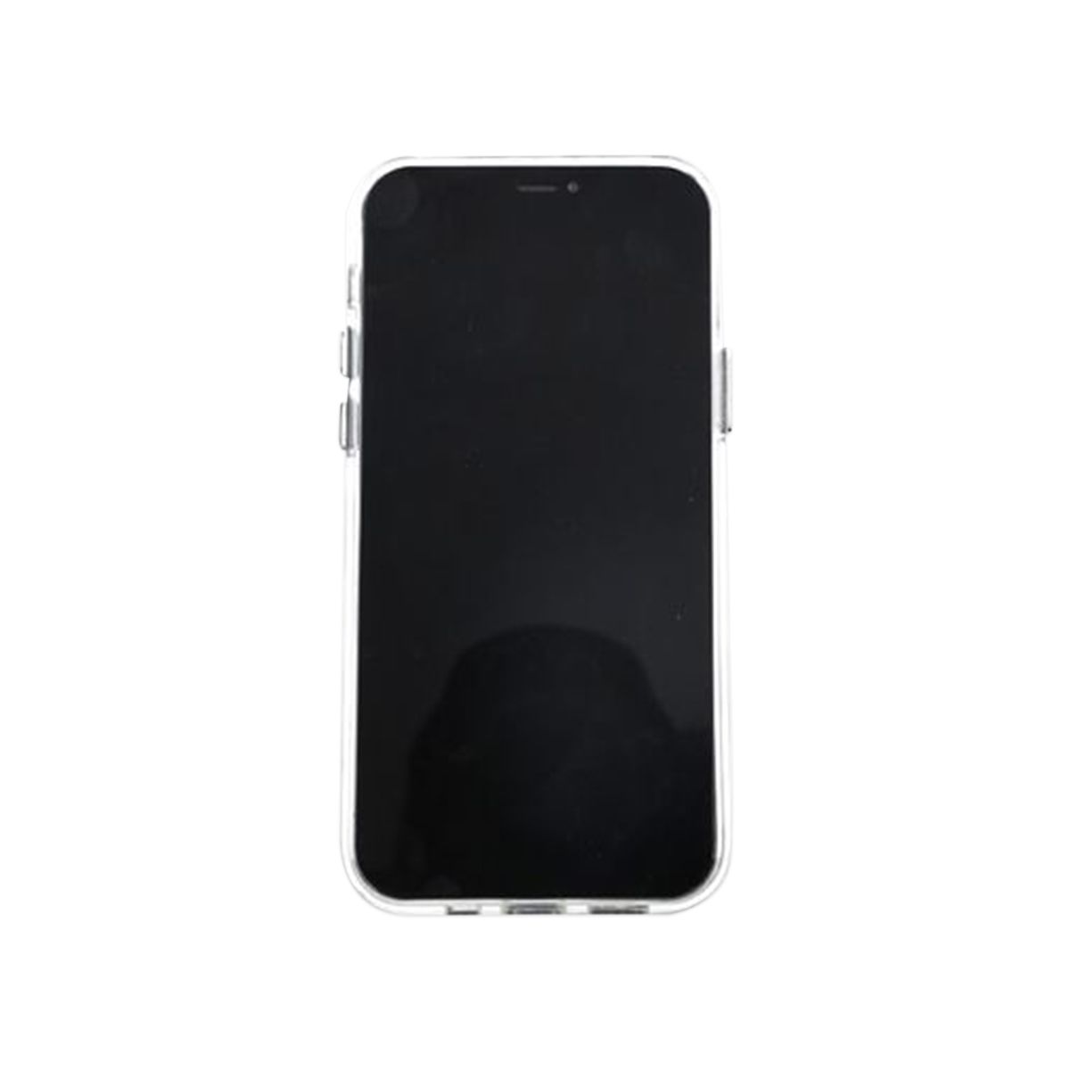 Mobile case with motif for iPhone 12 and 12 Pro - Blue Leaves