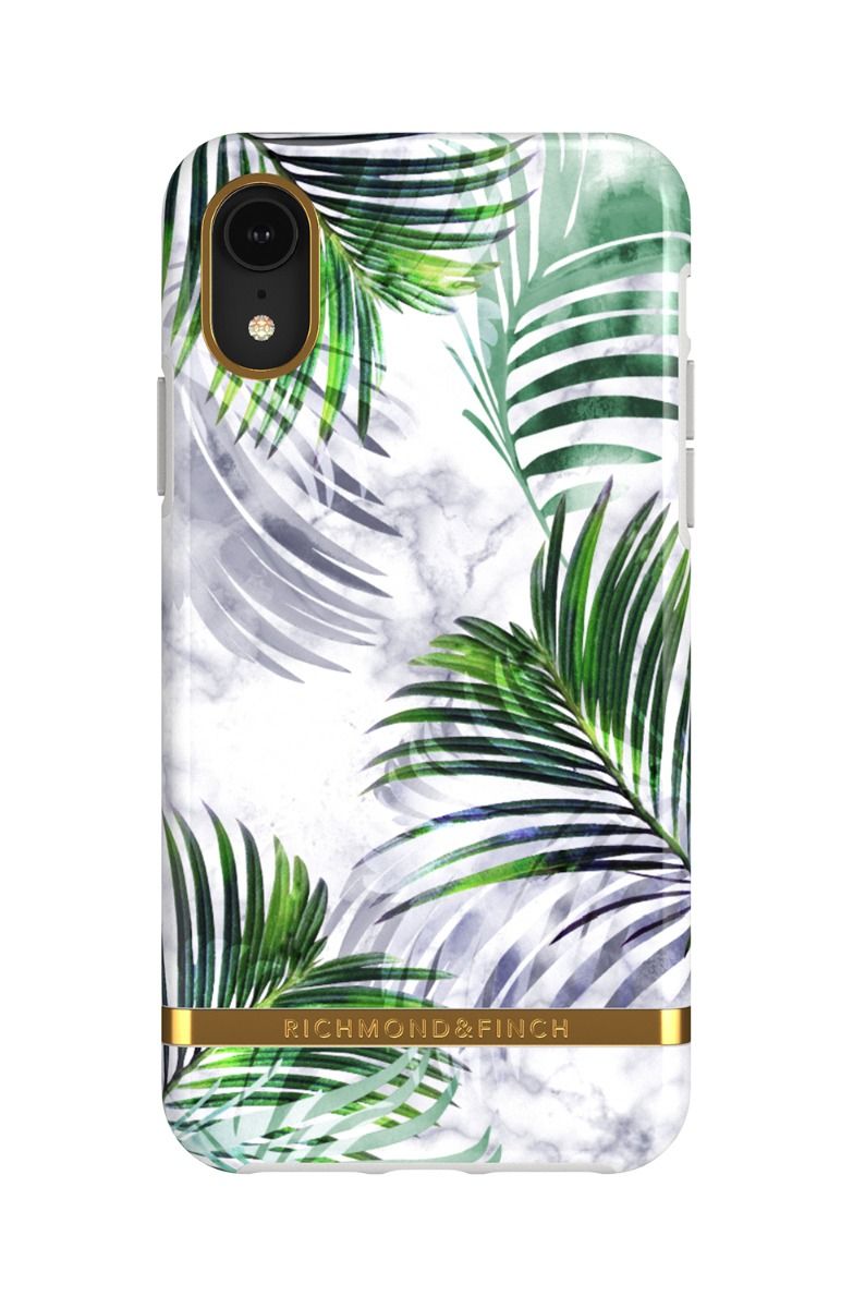 Richmond and Finch White Marble Tropics iPhone XR