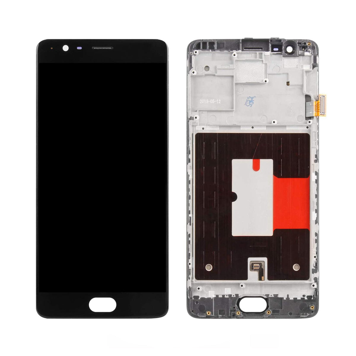 OnePlus 3 Skärm/Display - Svart image 1