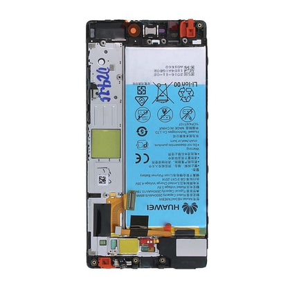 Huawei P8 Skärm med LCD Display med Batteri Original - Svart image 1