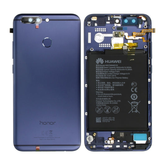 Honor 8 Pro Baksida Original - Blå image 1