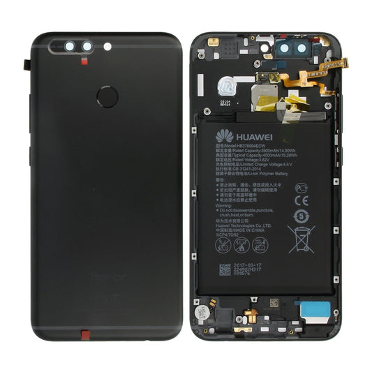 Honor 8 Pro Baksida Original - Svart image 1