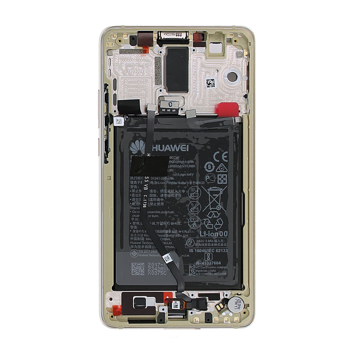Huawei Mate 10 Display Skärm med LCD Display med Batteri Original - Brun image 3