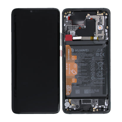 Huawei Mate 20 Pro Skärm med LCD Display med Batteri Original - Svart image 1