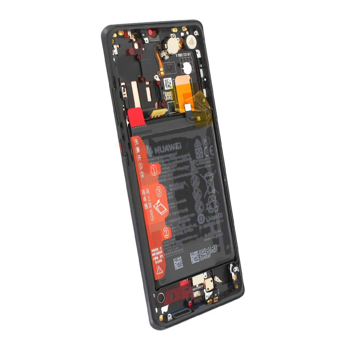 Huawei P30 Pro Skärm/Display med Batteri Original - Svart image 5