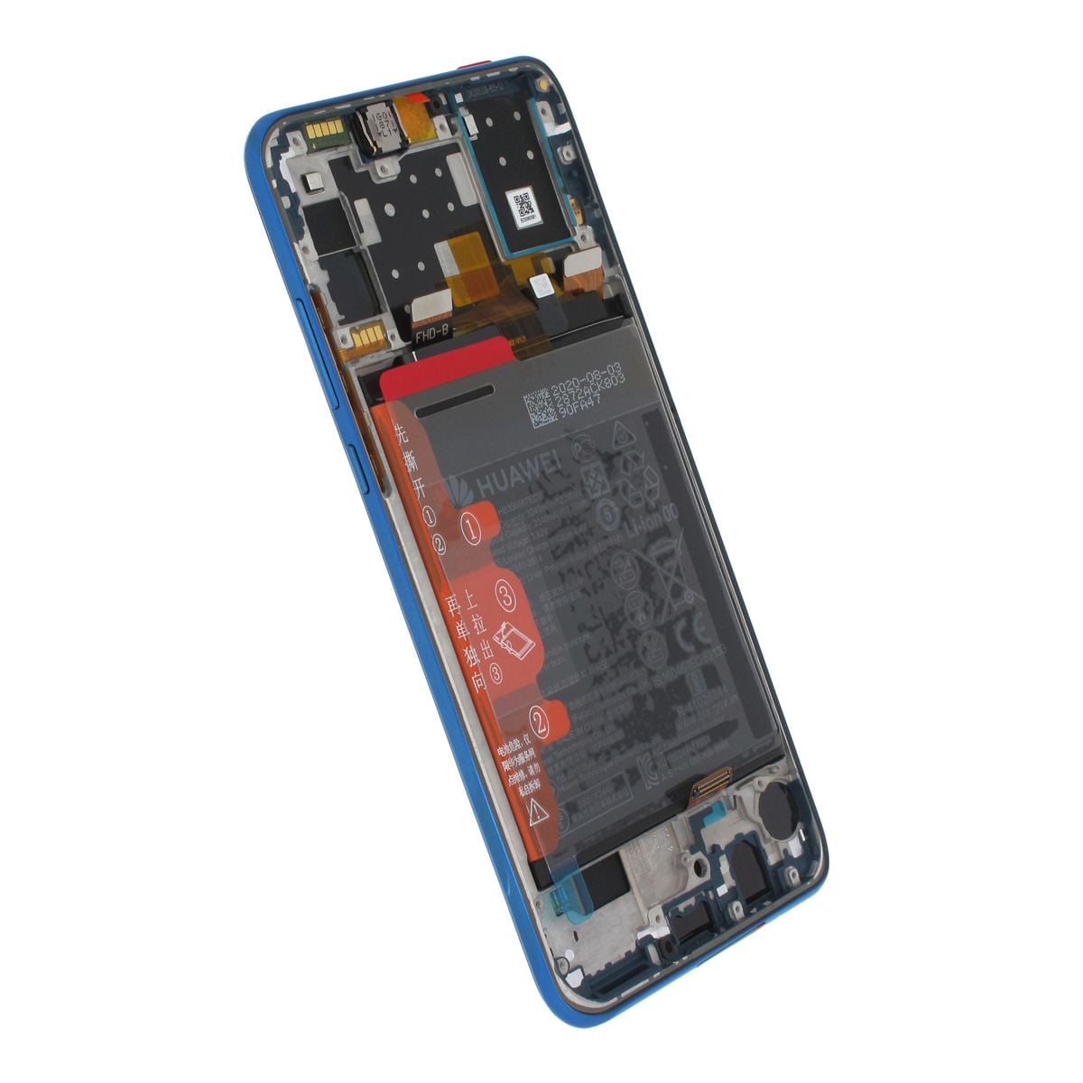 Huawei P30 Lite New Edition Skärm med LCD Display Original - Blå image 5