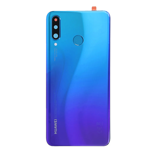 Huawei P30 Lite Baksida/Batterilucka Original - Aurora Blå image 2