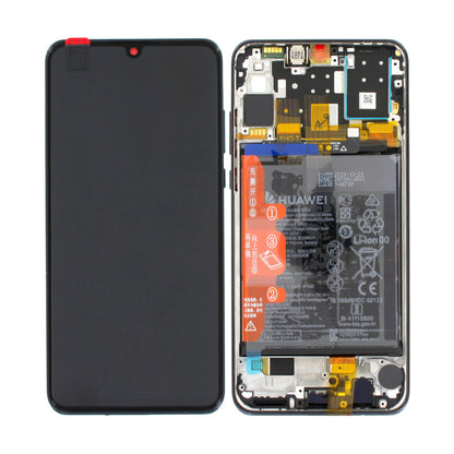 Huawei P30 Lite New Ediotion Skärm/Display med Batteri Original - Svart image 1