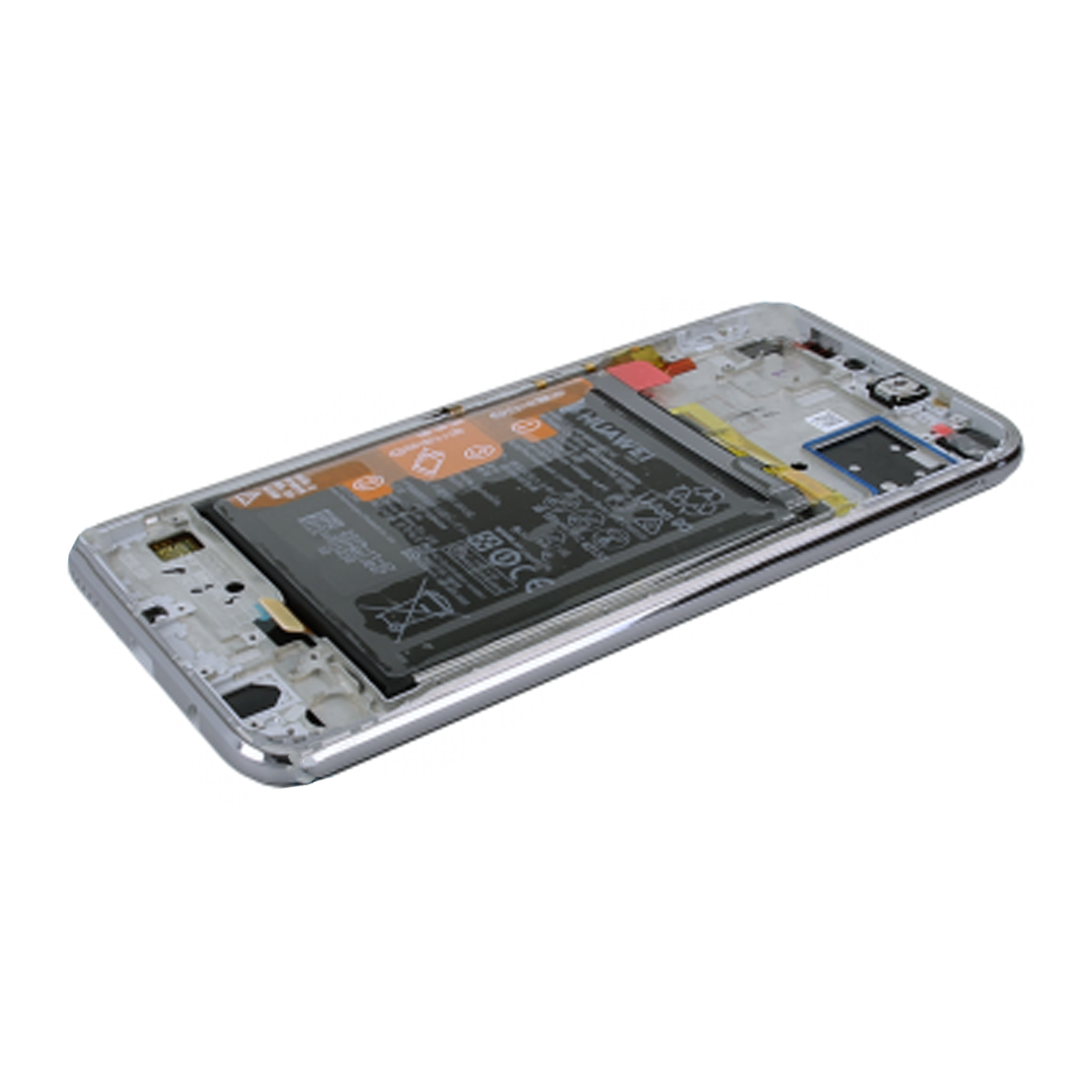 Huawei P40 Lite Skärm med LCD Display + Batteri Original - Rosa image 3