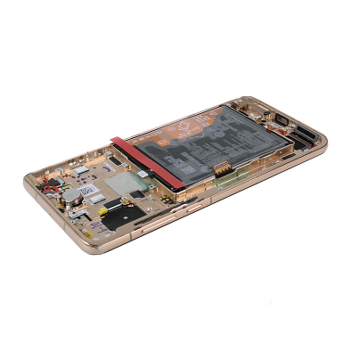 Huawei P40 Skärm med LCD Display + Batteri Original - Guld image 5