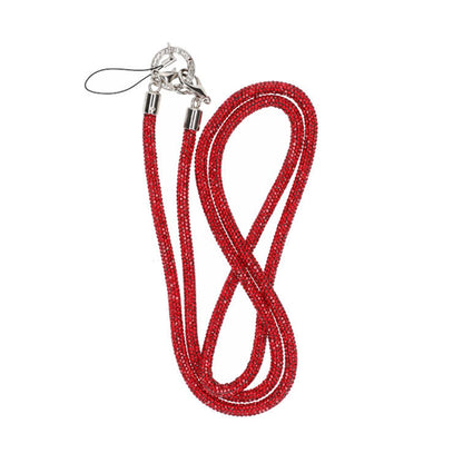 1.2m diamond mobile phone rope hanging obliquely Big red