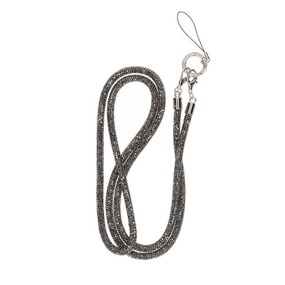 1.2m diamond mobile phone rope hanging obliquely dark grey
