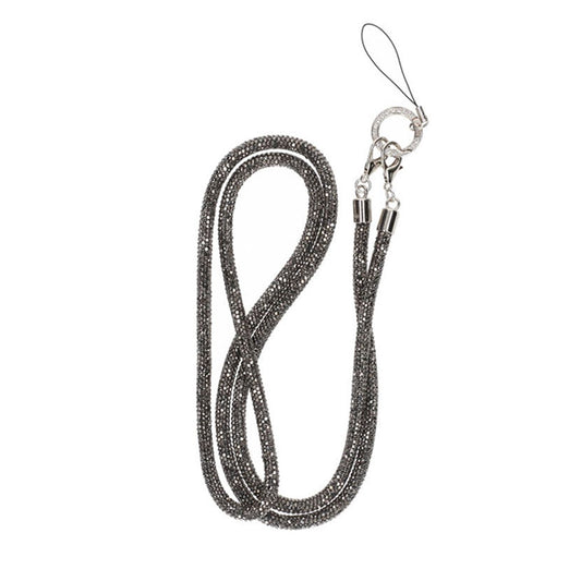 1.2m diamond mobile phone rope hanging obliquely dark grey