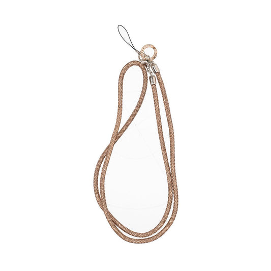 1.2m diamond mobile phone rope hanging obliquely gold