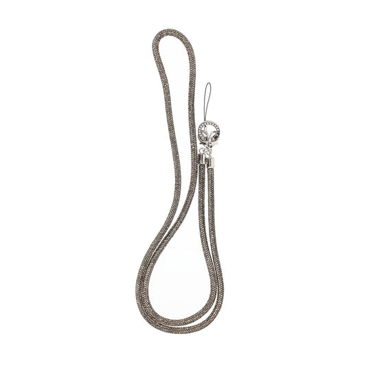 1.2m diamond mobile phone rope hanging obliquely Transparent grey
