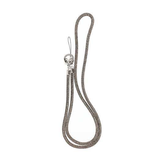 1.2m diamond mobile phone rope hanging obliquely Transparent grey