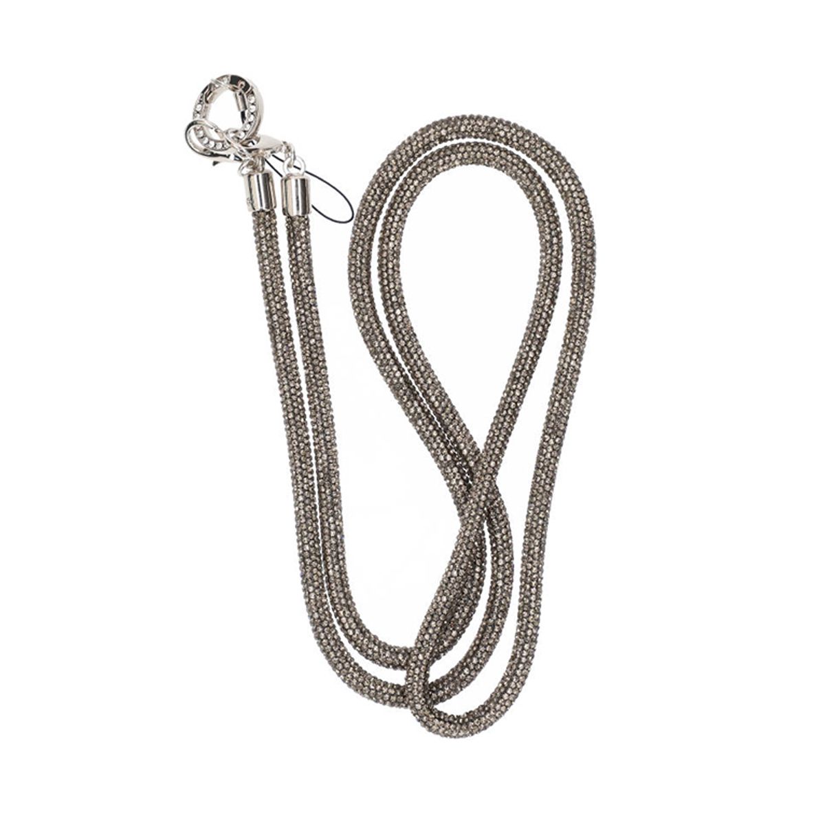 1.2m diamond mobile phone rope hanging obliquely Transparent grey