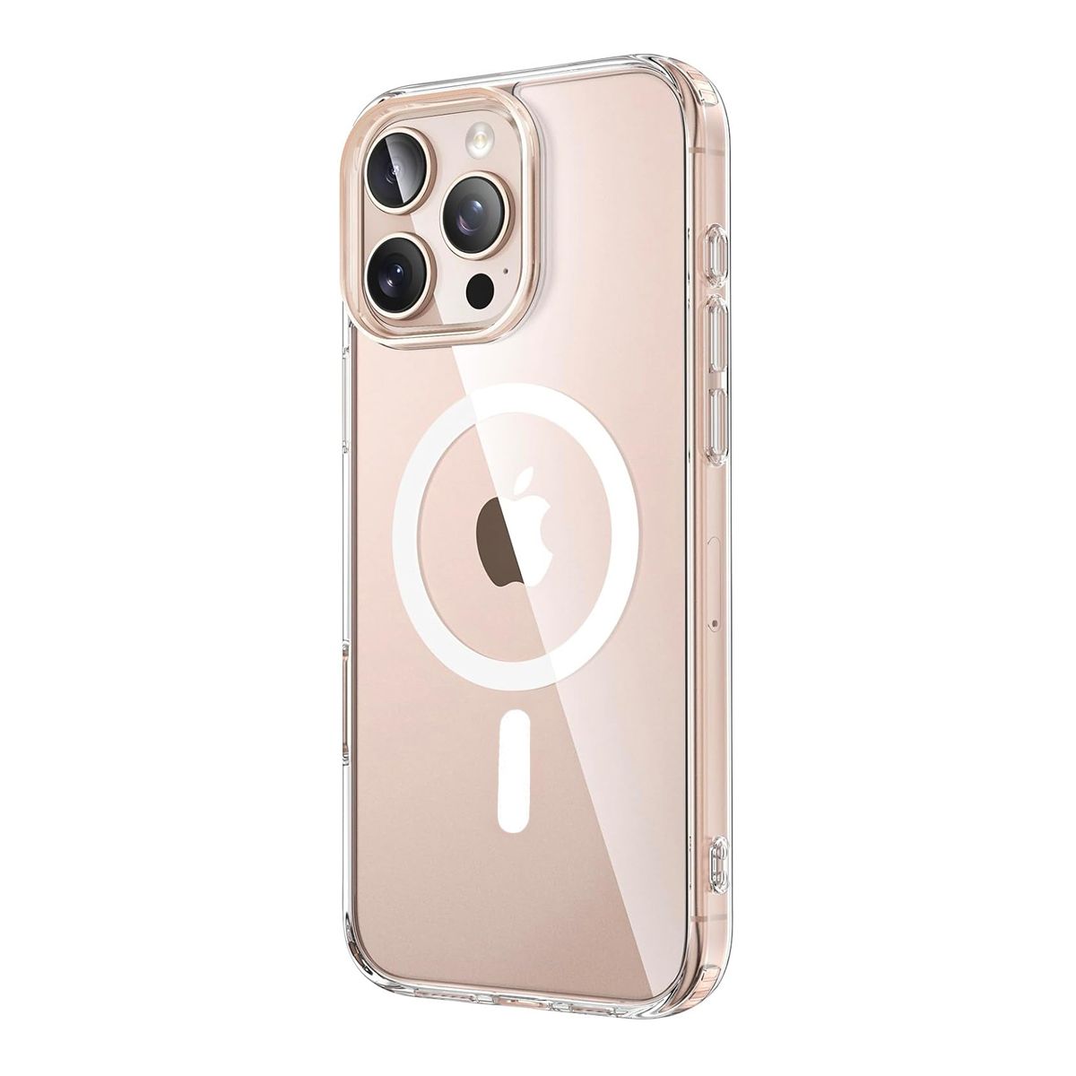 1.5MM Inner Anti-drop TPU+PC Magnetic Clear Case for iPhone 16 Pro Max