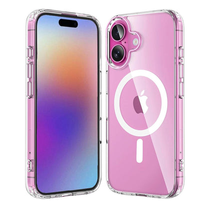 1.5MM Inner Anti-drop TPU+PC Magnetic Clear Case for iPhone 17