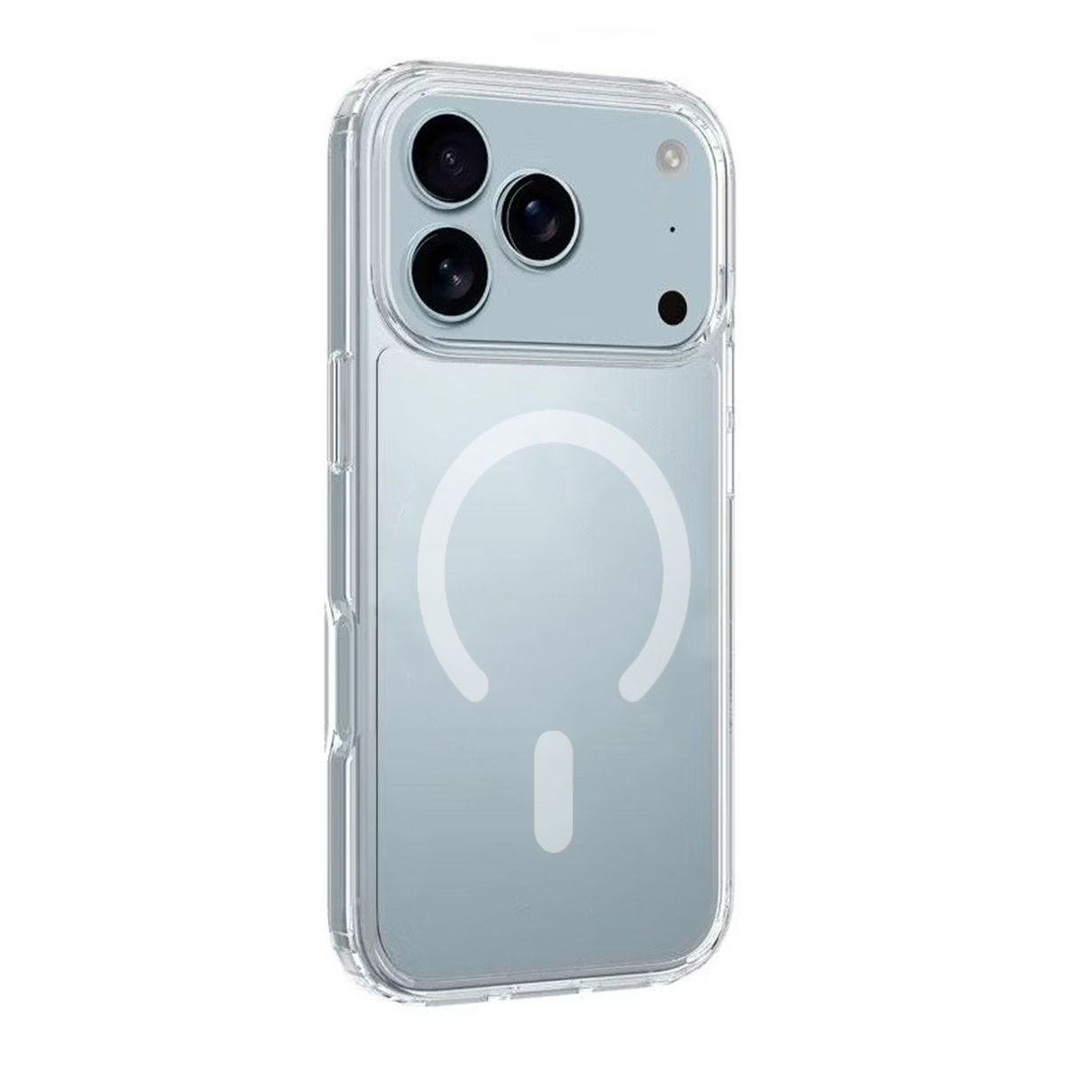 Mobilskal Stöttåligt Magsafe för iPhone 17 Pro - Transparent