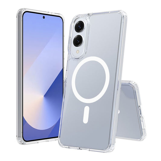 1.5MM Inner Anti-drop TPU+PC Magnetic Clear Case for Samsung Galaxy S25 Edge