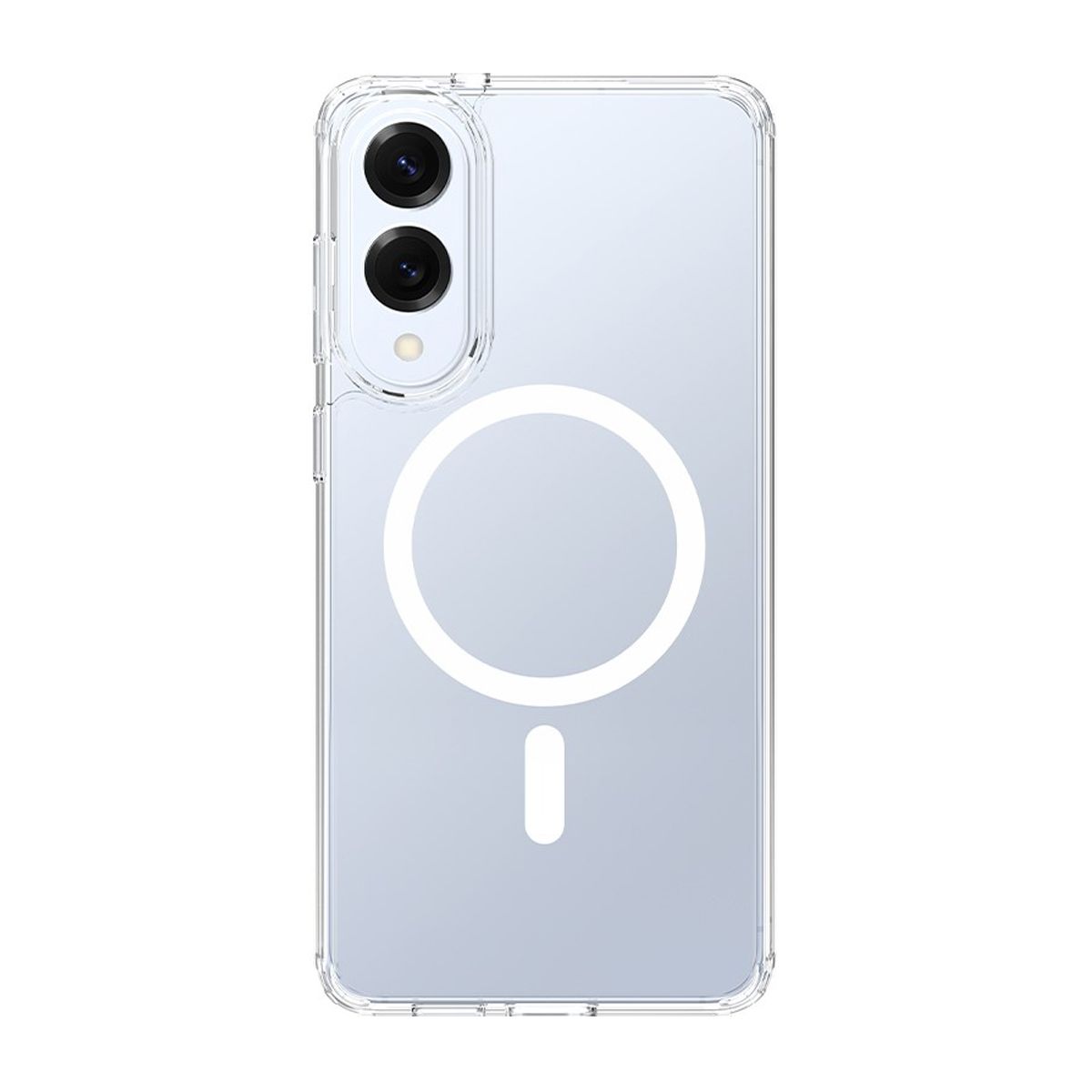 1.5MM Inner Anti-drop TPU+PC Magnetic Clear Case for Samsung Galaxy S25 Edge
