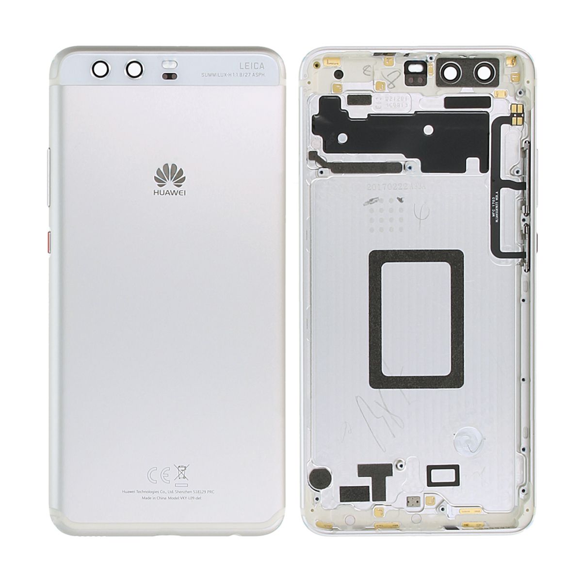 100%OriginalHuaweiP10PlusBackCoverSilver