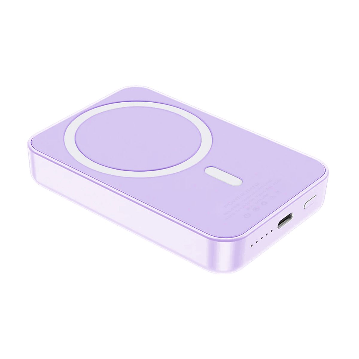Powerbank Magnetic with Wireless Charging 10000 mAh - Pink