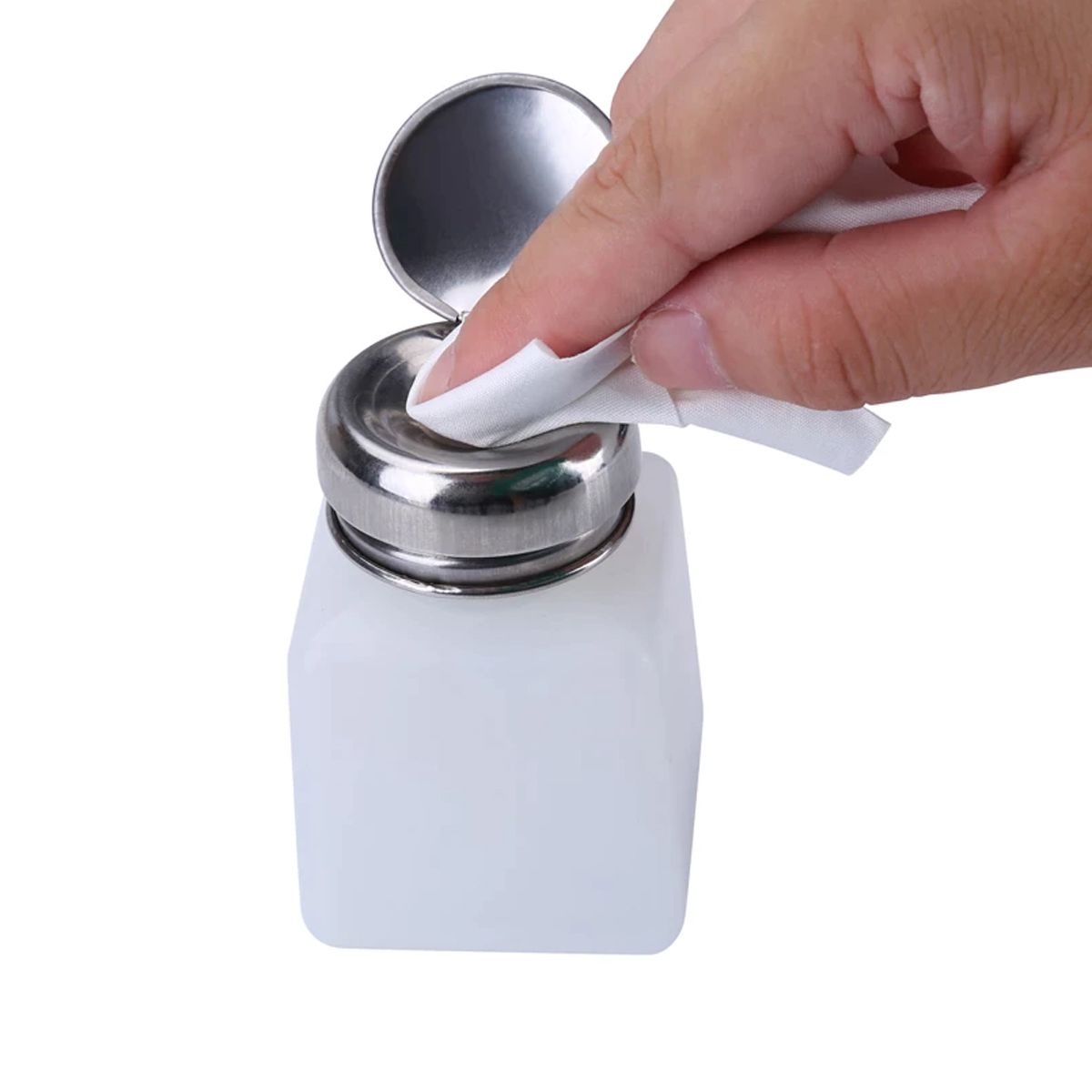 100ml Empty Liquid Alcohol Bottle Glue Residue Removal Tool Portable Dispenser Pump Bottle