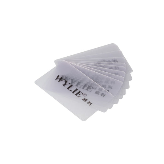 10pcs / bag Phone Repair Tools Plastic Card Opener Scraper for Phone