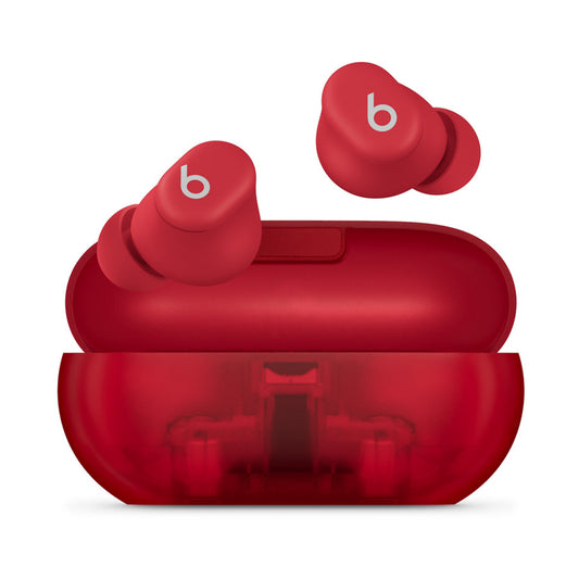 Beats Solo Buds Trådlösa In-Ear Hörlurar - Transparent Röd image 1