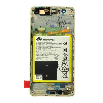 Huawei P9 Lite Skärm med LCD Display och Batteri Original - Guld image 1