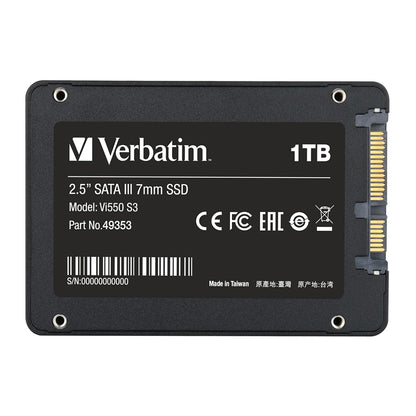Verbatim 2.5 inch SATA III 7mm 560 MB/s 1TB image 3